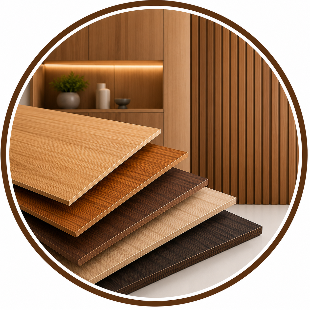 Wooden panel lamination