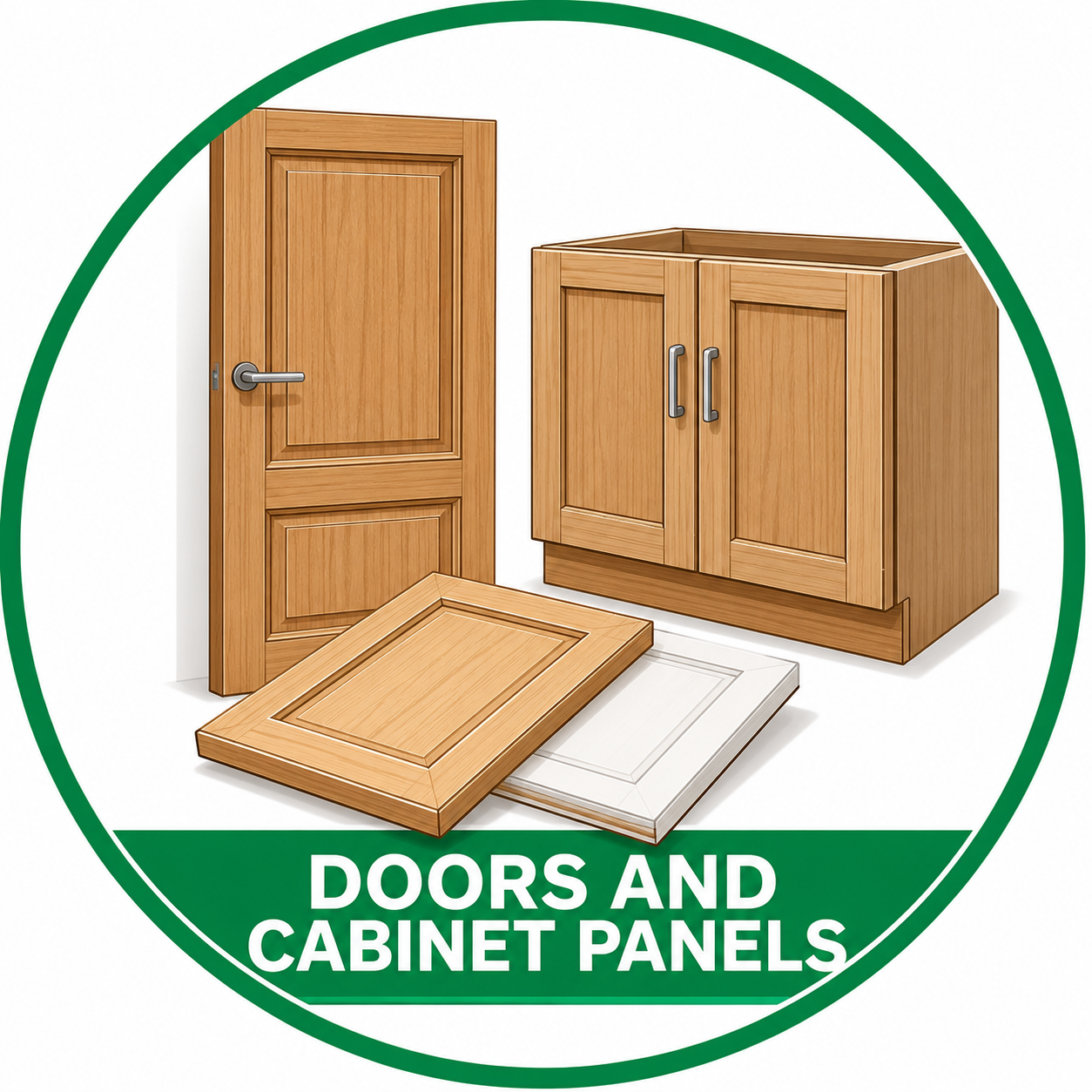 Doors and cabinet panels
