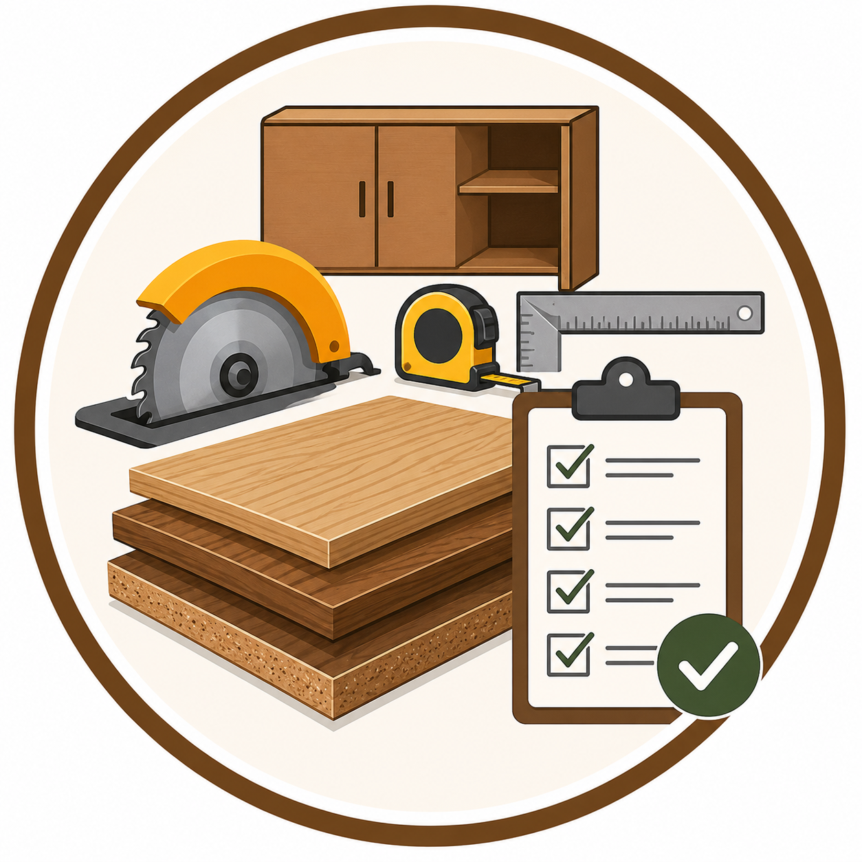 Pre-pressing operations in furniture manufacturing