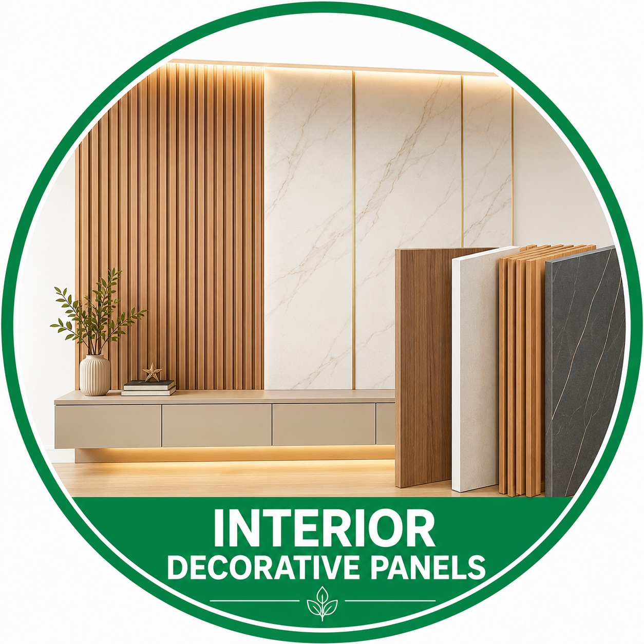 Interior decorative panels