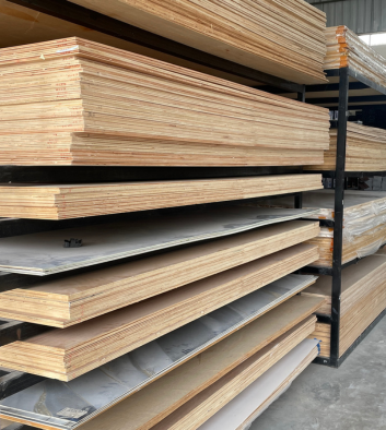 Flush door production units